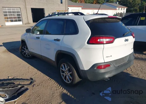 2016 Jeep Cherokee Sport из США, поврежденный, VIN 1C4PJMAB8GW199034